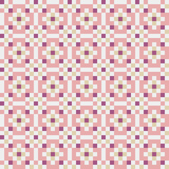 Abstract Cross Pattern generative computational art illustration