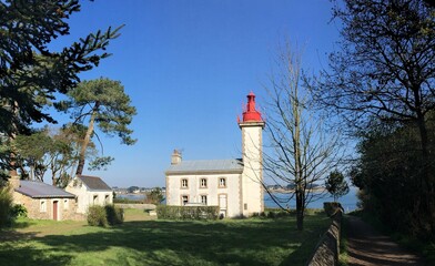 le long du sentier Bigouden en bord de mer à Combrit/Sainte-Marine Cornouaille Finistère Bretagne...
