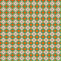 Abstract Cross Pattern generative computational art illustration