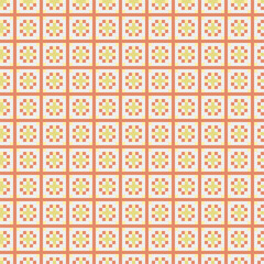 Abstract Cross Pattern generative computational art illustration