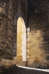 Walls and towers of Almodovar Del Rio castle, Spain	