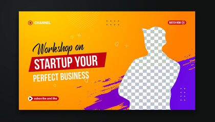 Creative YouTube thumbnail template and gaming thumbnail for gamming video thumbnail YouTube thumbnail and web banner template