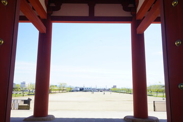 日本 奈良県 朱雀門