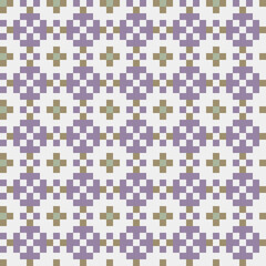 Fototapeta premium Abstract Cross Pattern generative computational art illustration