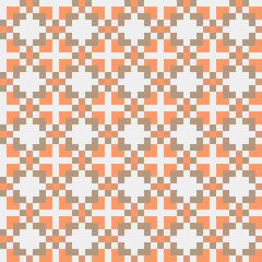 Fototapeta premium Abstract Cross Pattern generative computational art illustration