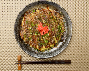 お好み焼き｜俯瞰撮影