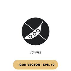 soy free icons  symbol vector elements for infographic web