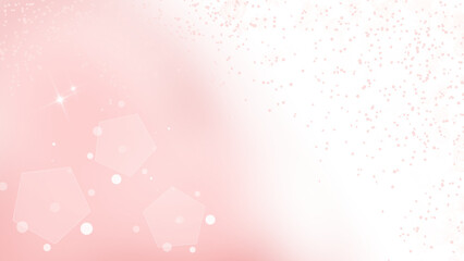 ピンク色　結晶　背景　壁紙　イラスト