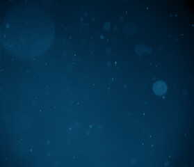 blue background with particles circle bubble and gardient. blue bokeh big and small blurred....