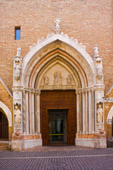 Fragment of Old Church of St Dominic in Pesaro