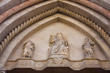 Fragment of Old Church of St Dominic in Pesaro