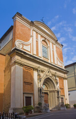 Fototapeta na wymiar Church of Sant Agostino in Pesaro, Italy