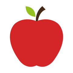 Apple icon, healthy raw symbol, foot sweet fruit, vector illustration design, eco diet