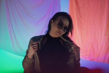 Frau Studio Bunt  sonnen brille