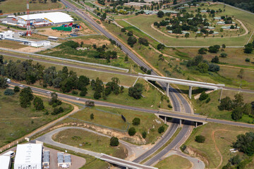 view of highway in the city