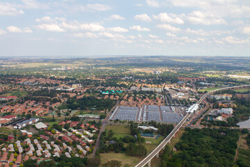 Fototapeta premium city aerial view
