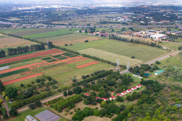Fototapeta na wymiar aerial view of the landscape