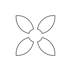 flower drawing vector illustration design