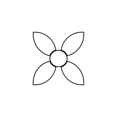 flower drawing vector illustration design