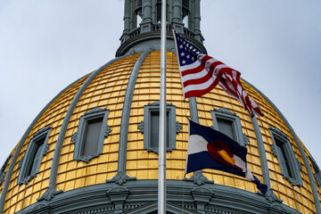 Colorado State Capitol Building - Denver, CO - obrazy, fototapety, plakaty
