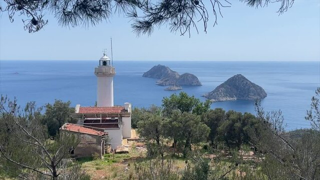 Lighthouse of Cape Gelidonya in Turkey.