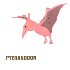 Illustration of cute pteranodon 02 © Cute2u