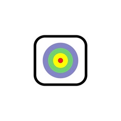 target icon vector illustration graphic design image