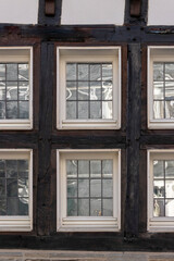 Timbered house texture with window from germany