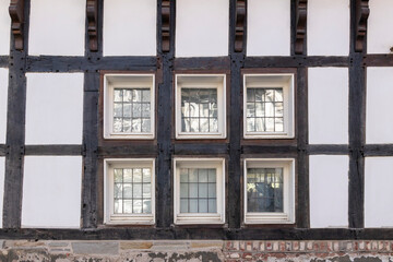Timbered house texture with window from germany