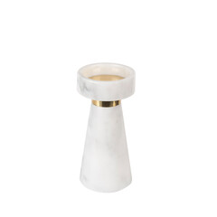 marble sculpture luxury living room accessories isolated on white