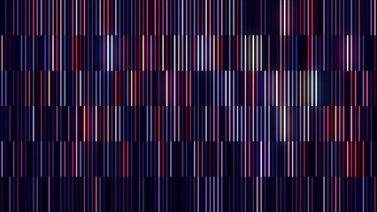 Iridescent colored strokes in stripes. Motion. Stylish background with lots of shiny moving strokes. Colored lines shimmer moving in stripes