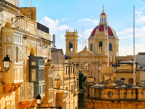 Victoria, Malta on a sunny afternoon
