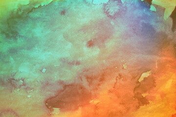 Watercolor texture background colorful splash