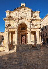 Fototapeta na wymiar The Church of St Catherine, Valletta, Malta