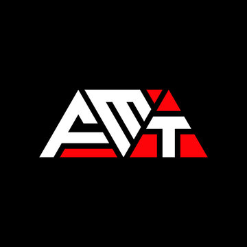 FMT triangle letter logo design with triangle shape. FMT triangle logo design monogram. FMT triangle vector logo template with red color. FMT triangular logo Simple, Elegant, and Luxurious Logo...