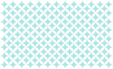 Vector illustration of circles and rhombuses in shades of blue, perfect for print, fashion design, online projects, brochures, posters, backgrounds.