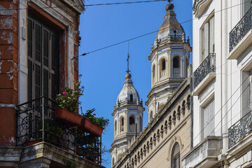 Church and old balcony