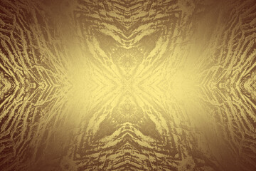 Golden Abstract  decorative paper texture  background  for  artwork  - Illustration

