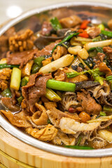 A delicious Guangxi dish, stir-fried beef offal