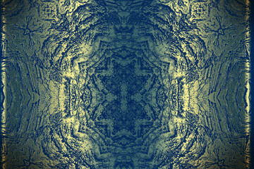 Golden Abstract  decorative paper texture  background  for  artwork  - Illustration
