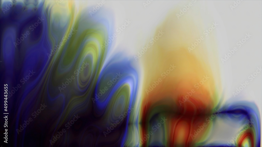 Poster fluid art painting texture with colorful waves, seamless loop motion. design. gradient changing colo