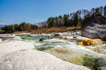 信州 駒ヶ根 大田切川