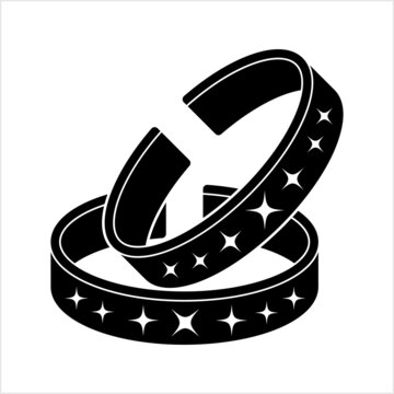 recommend clip art: Bangle Icon, Rigid Bracelet Jewelry Icon