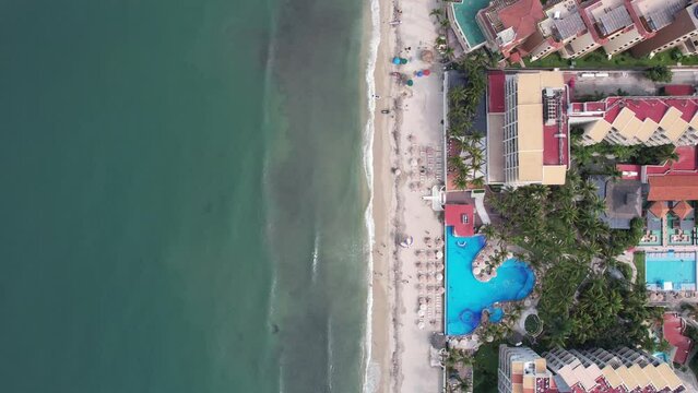 Aerials of San Francisco, also known as San Pancho, is a Mexican village with 1.100 habitants in the State of Nayarit on the central Pacific coast of Mexico about 50 km north of Puerto Vallarta