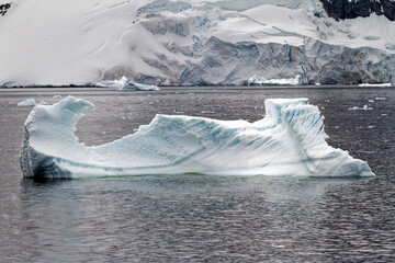 Antarctica - Pieces Of Floating Ice - Global Warming