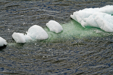 Antarctica - Pieces Of Floating Ice - Global Warming