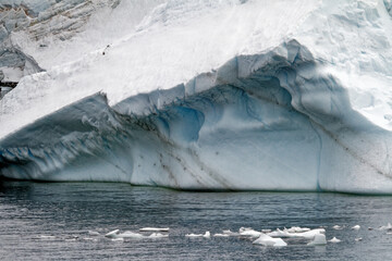 Antarctica - Pieces Of Floating Ice - Global Warming