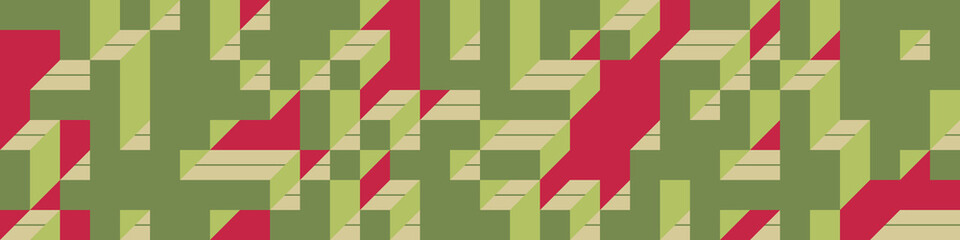 Implementation of Edward Zajec&rsquo;s &ldquo;Il Cubo&rdquo; from 1971. Essentially a Truchet tile set of 8 tiles and rules for placement art illustration