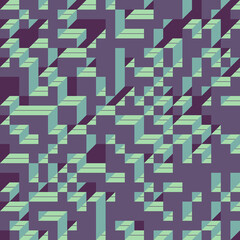 Implementation of Edward Zajec’s “Il Cubo” from 1971. Essentially a Truchet tile set of 8 tiles and rules for placement art illustration