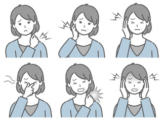 色々な部分が痛む中年女性